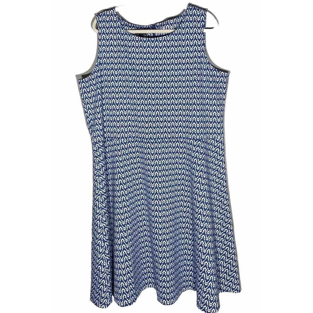 Talbots Dress Womens 2X Plus Coastal Travel Wedding Office Preppy Vacation Boat